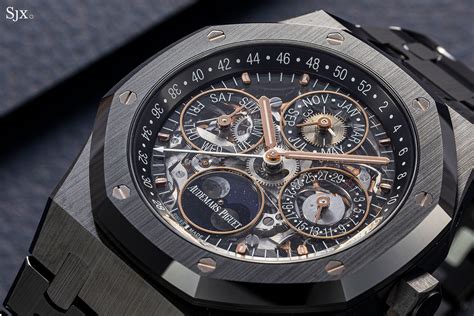 ap black royal oak|ap black ceramic skeleton price.